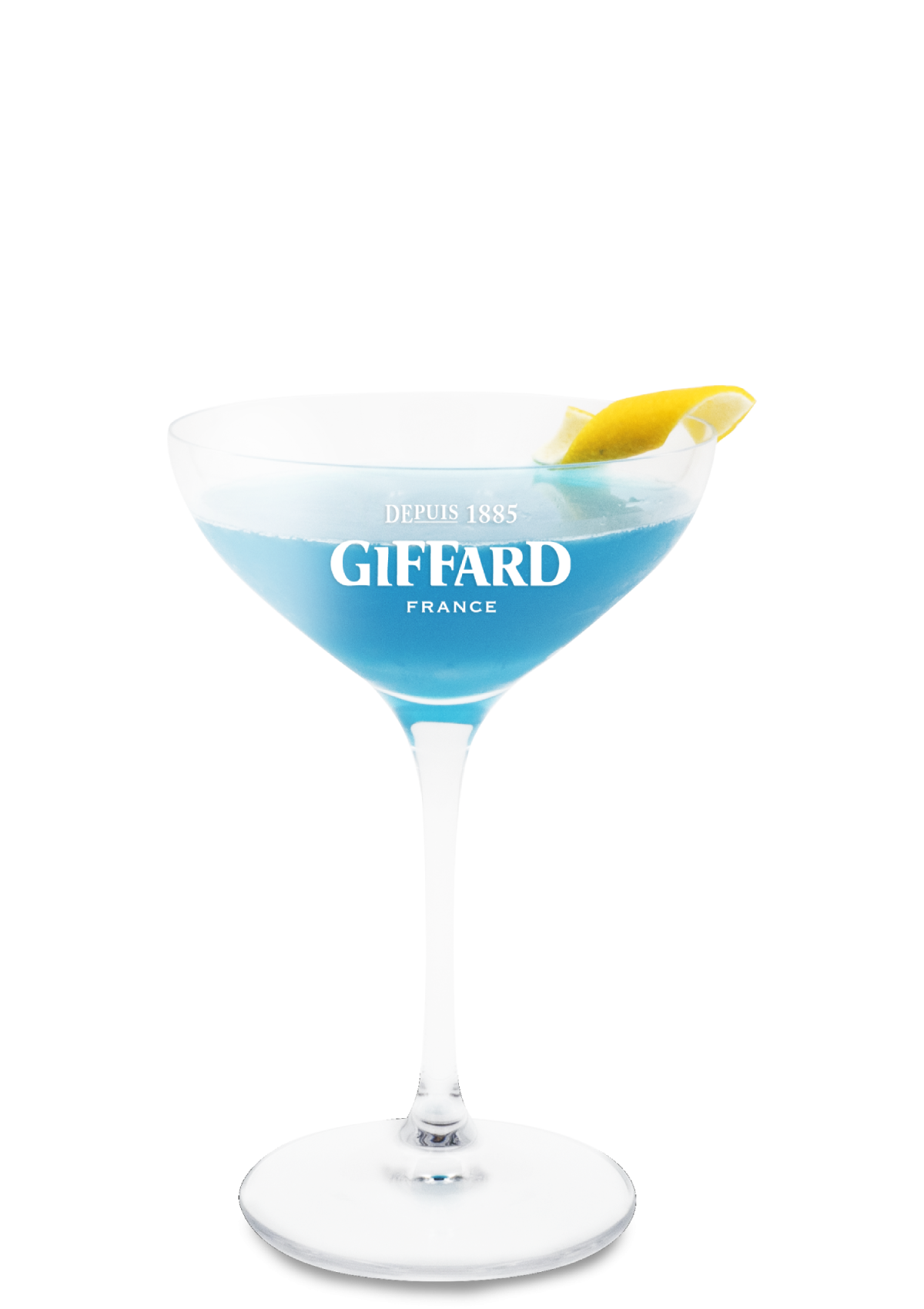 Corpse Reviver No.Blue Coktail Recipe - Giffard